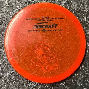 2015 DiscCraft Cryztal Z Buzzz OS Disc in Red